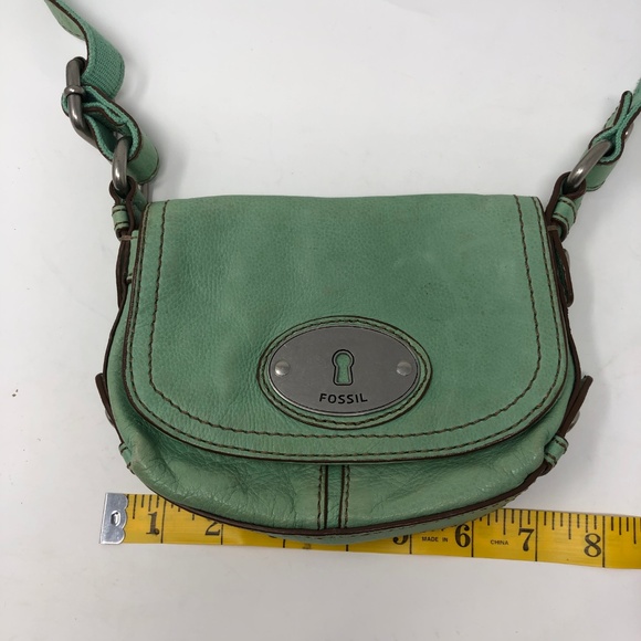 Vintage Fossil Pistachio Mint Green Crossbody Bag - Picture 8 of 8